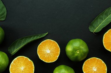 Taze organik yeşil kireç meyveleri