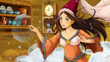 genç kız güzel top gitmeye giyinmiş