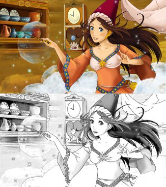 Kız güzel top gitmeye giyinmiş