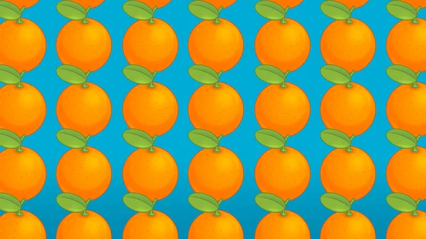 Cena de desenhos animados com laranjas - fundo — Fotografia de Stock