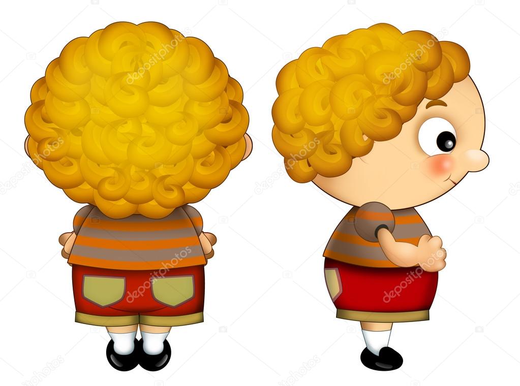 Happy and colorful illustration for children