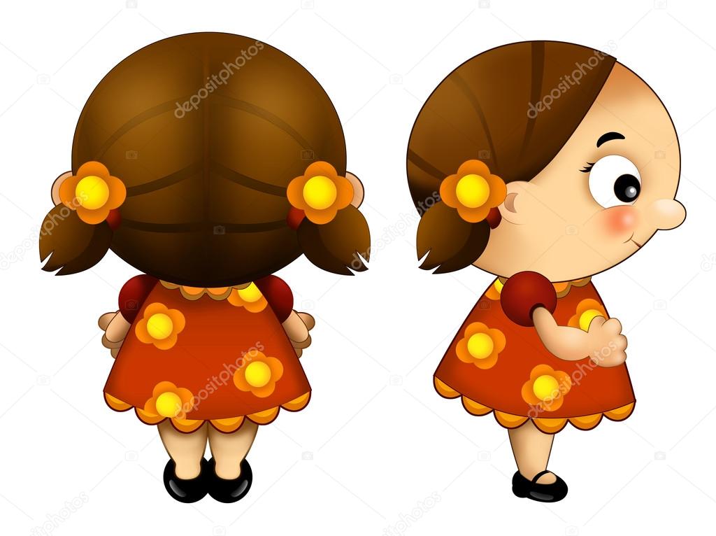 Happy and colorful illustration for children