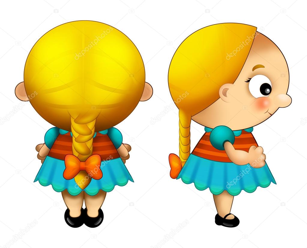 Happy and colorful illustration for children