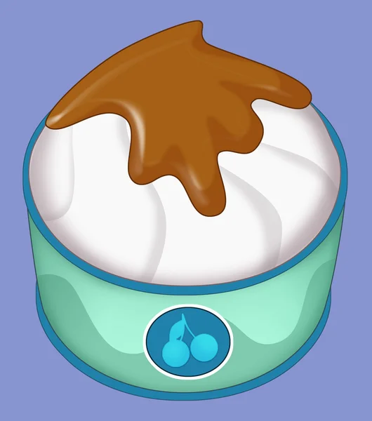 Cartoon dessert - isolated — Stock Photo, Image