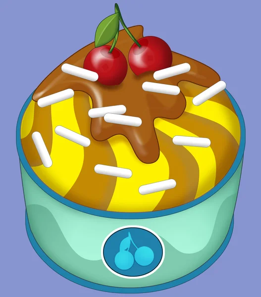Cartoon dessert - isolated — Stock Photo, Image