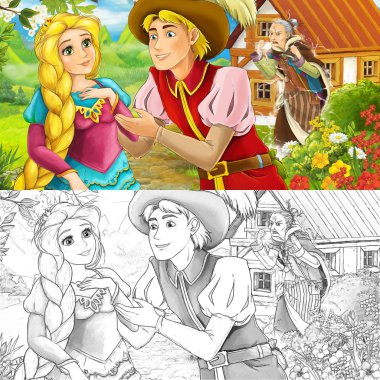 sevgi dolu çift ve cadı