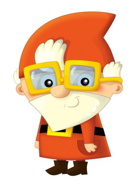 İzole karikatür cüce-