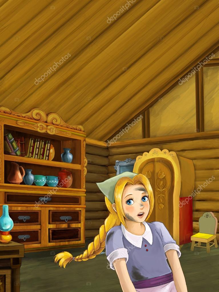 Cartoon scene in the old traditional kitchen - young dirty girl - cook or house help in it - illustration for children Stock Photo by ©illustrator_hft 113973934 Cartoon scene in the old traditional kitchen - young dirty girl - cook or house help in it - illustration for children Stock Photo by ©illustrator_hft 113973934