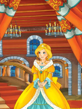 güzel prenses kaleden geliyor