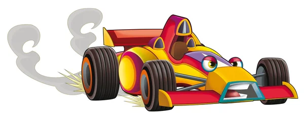 Colorful cartoon Racing car — Stock Photo, Image