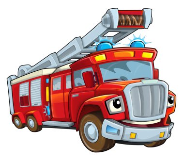 Kırmızı çizgi film itfaiye