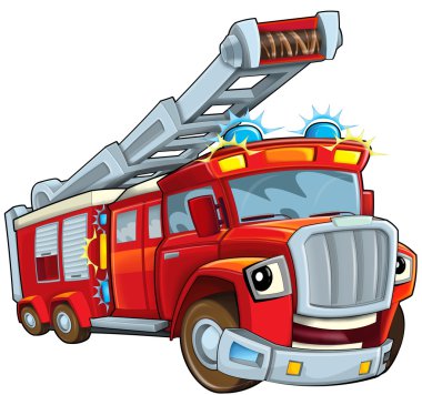 Kırmızı çizgi film itfaiye