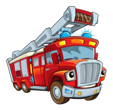 Kırmızı çizgi film itfaiye