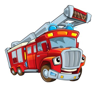 Kırmızı çizgi film itfaiye