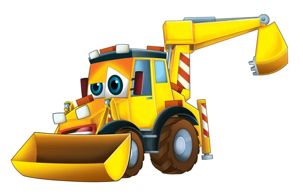 Tecknade roliga loader - isolerade - illustration för barn — Stockfoto