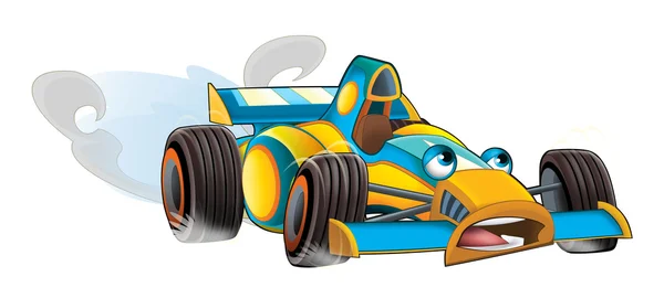 Colorful cartoon Racing car — Stock Photo, Image