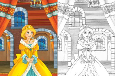 güzel prenses kaleden geliyor