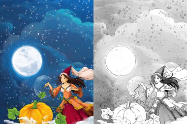 genç güzel büyücü döküm büyü 