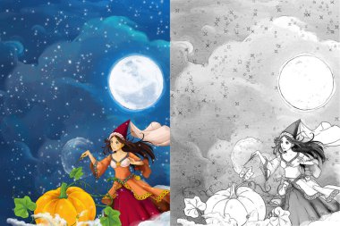 genç güzel büyücü döküm büyü 