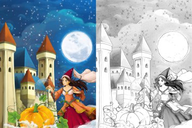 genç güzel büyücü döküm büyü 