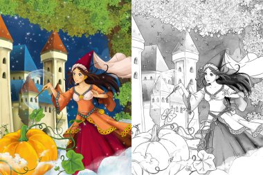 genç güzel büyücü döküm büyü