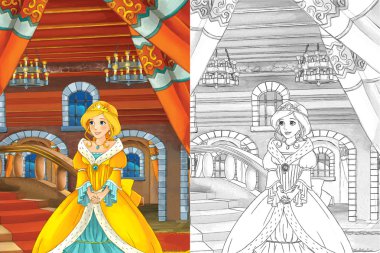 güzel prenses kaleden geliyor