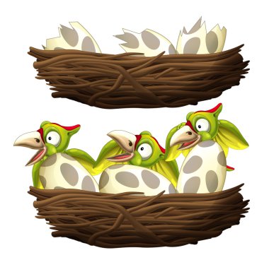 dinozorlar - hesabı - çıkım - yuva ile ayarla. 