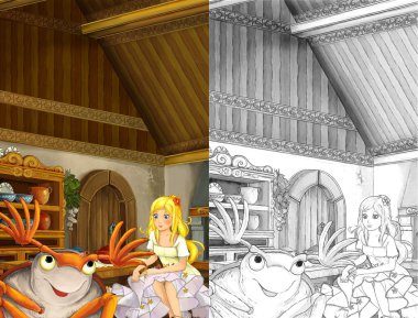 eski geleneksel mutfak - kadın ve hata