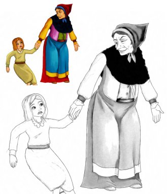 peri masalı çizgi film karakteri