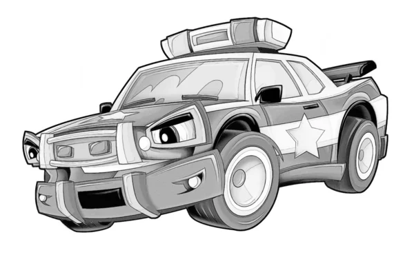 Coloring page - vehicle — Stock Photo, Image