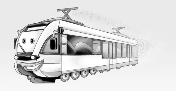 Coloring page - vehicle — Stock Photo, Image