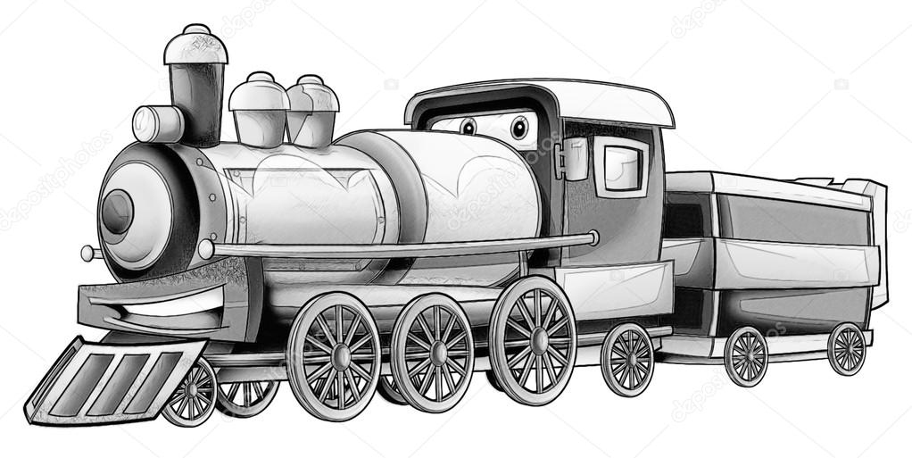 Coloring page - train