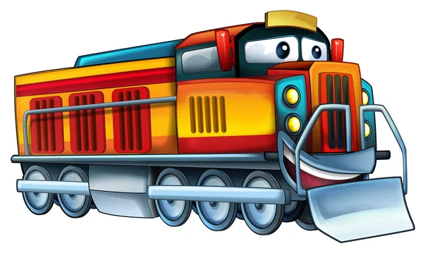 Comboio colorido — Fotografia de Stock