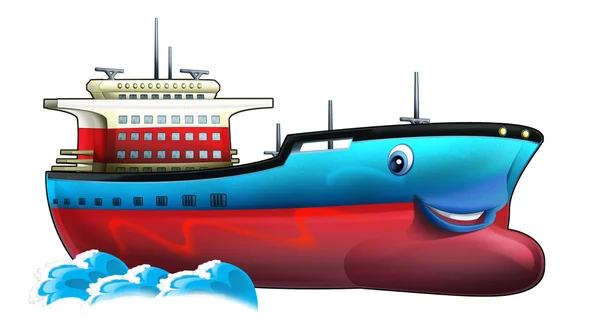 Färgade båt — Stockfoto