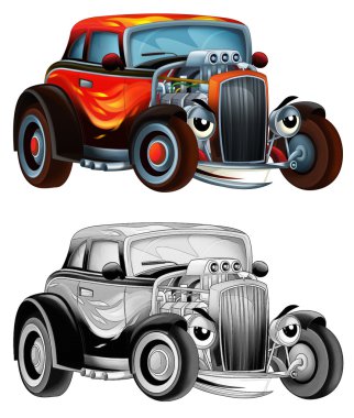 Kleurplaat - hod staaf