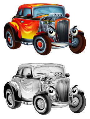 Kleurplaat - hod staaf