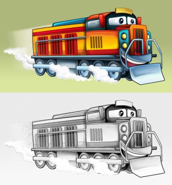 boyama sayfası - tren