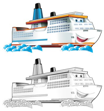 boyama sayfası - tekne