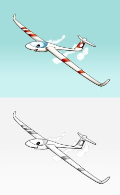 boyama sayfası - planör