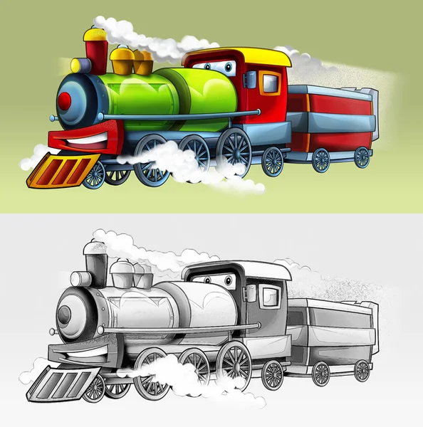 boyama sayfası - tren