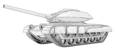 Boyama Sayfa - tank