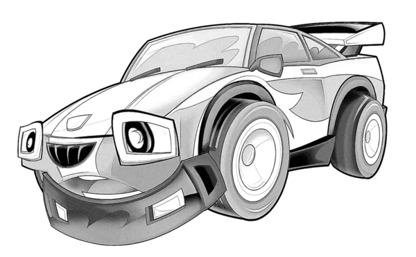Coloring page - car — Stock Photo, Image