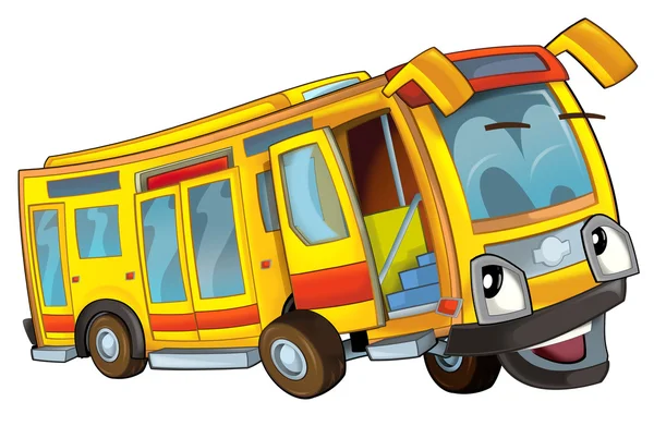 Cartoon-Bus — Stockfoto