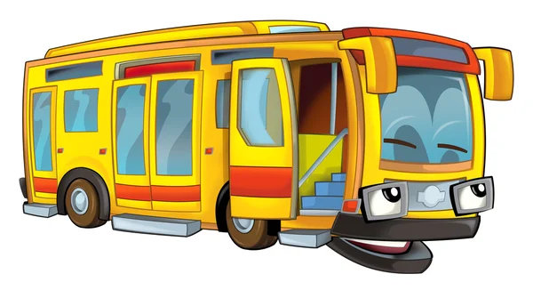 Autocarro dos desenhos animados — Fotografia de Stock