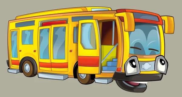 Cartoon bus