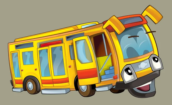 Cartoon-Bus — Stockfoto