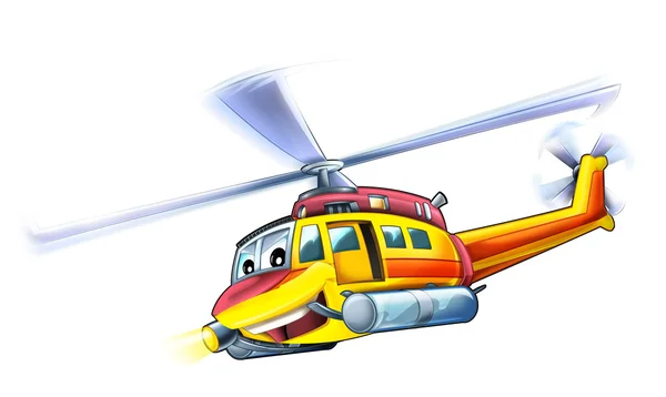 Cartoon helikopter — Stockfoto