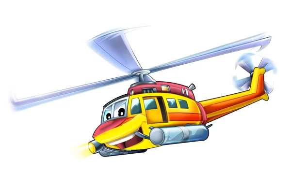 Cartoon helicopter — Stock Photo, Image