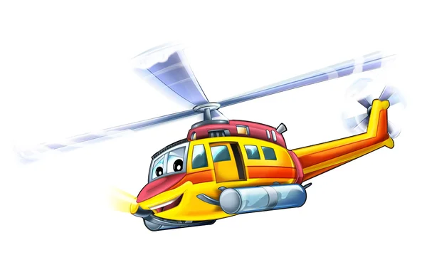 Cartoon helicopter — Stock Photo, Image