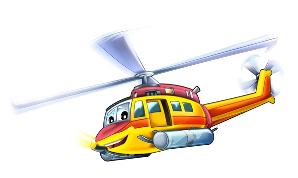 Kreslený vrtulník — Stock fotografie